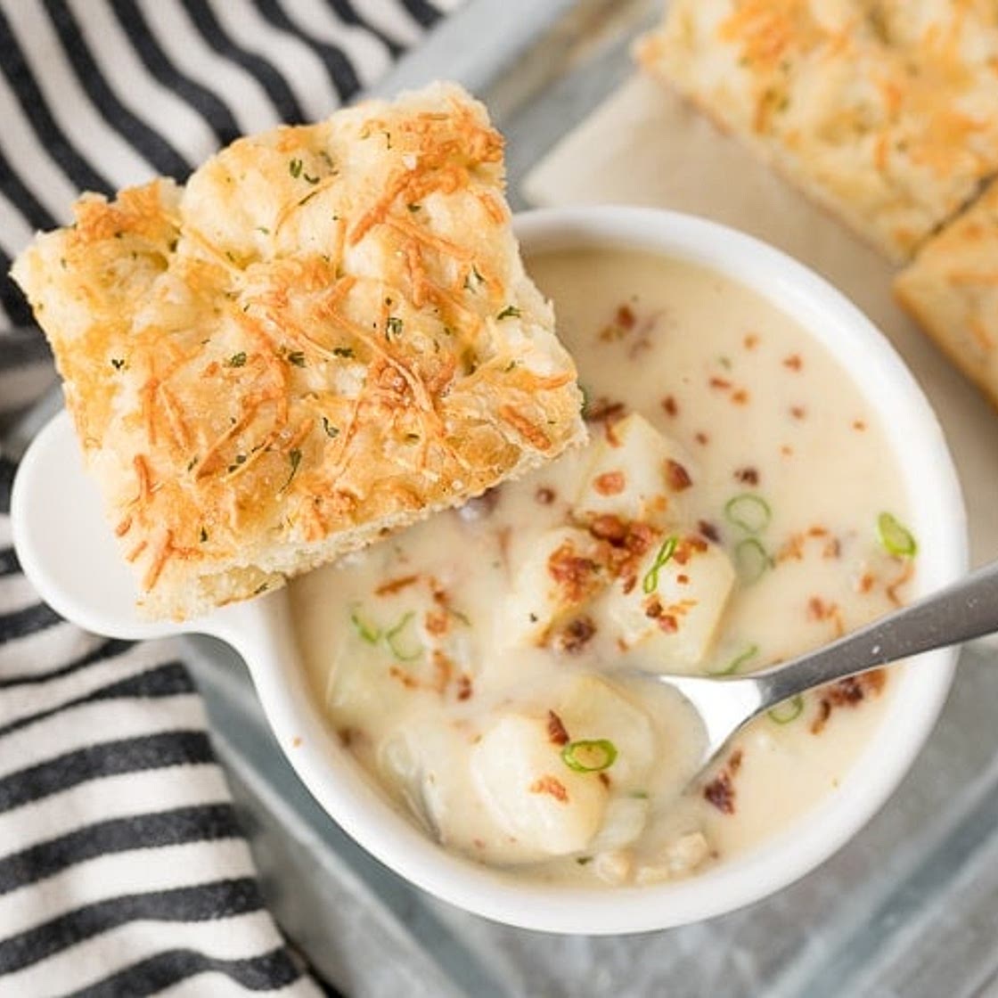 Garlic Parmesan Focaccia Bread