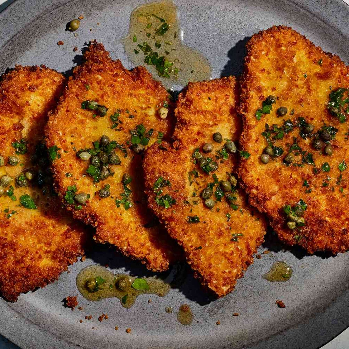 Panko-Coated Chicken Schnitzel