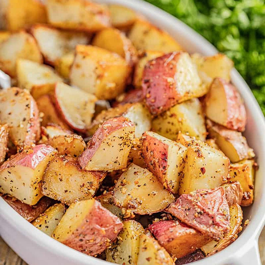 "Garlic Bread" Roasted Potatoes