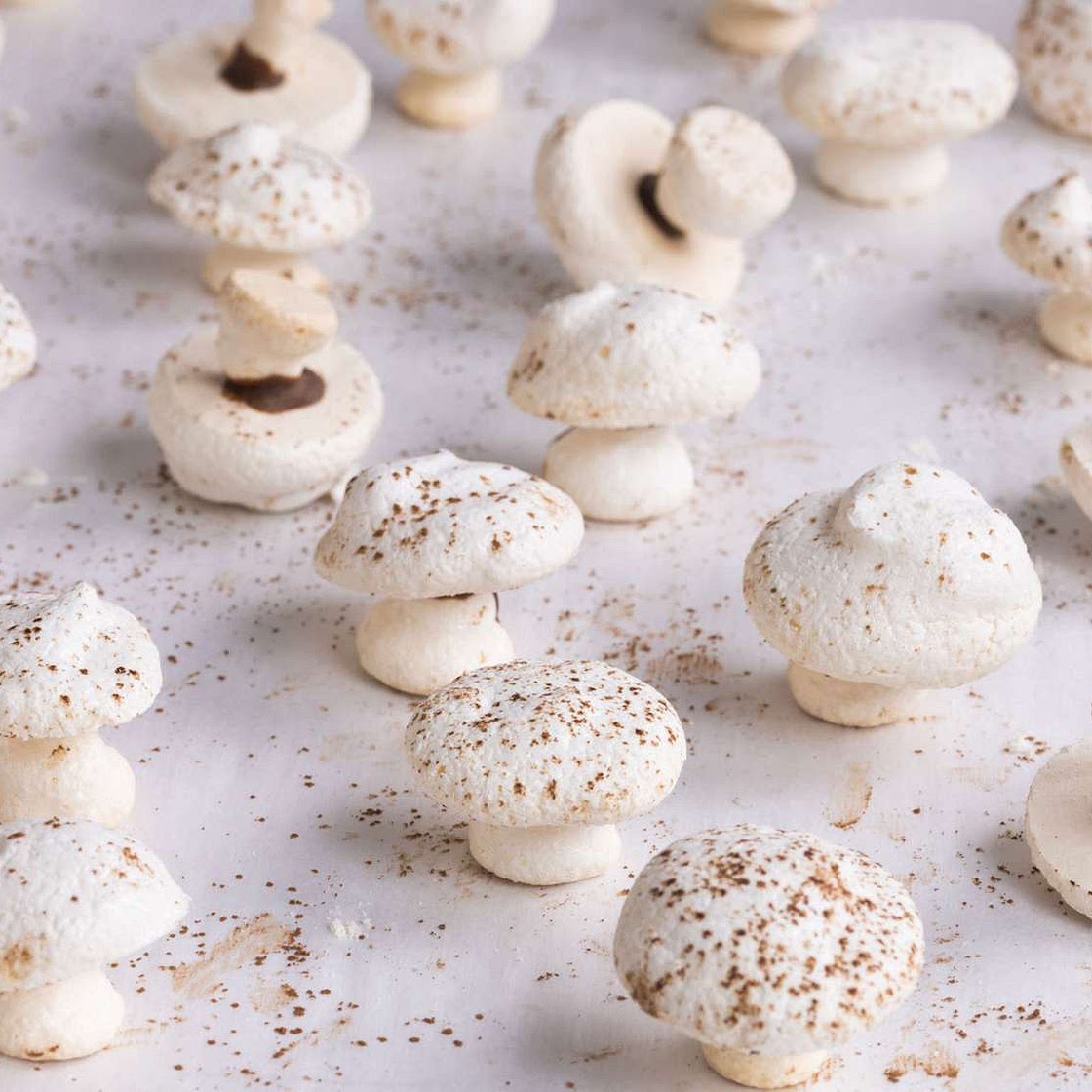 Meringue Mushrooms