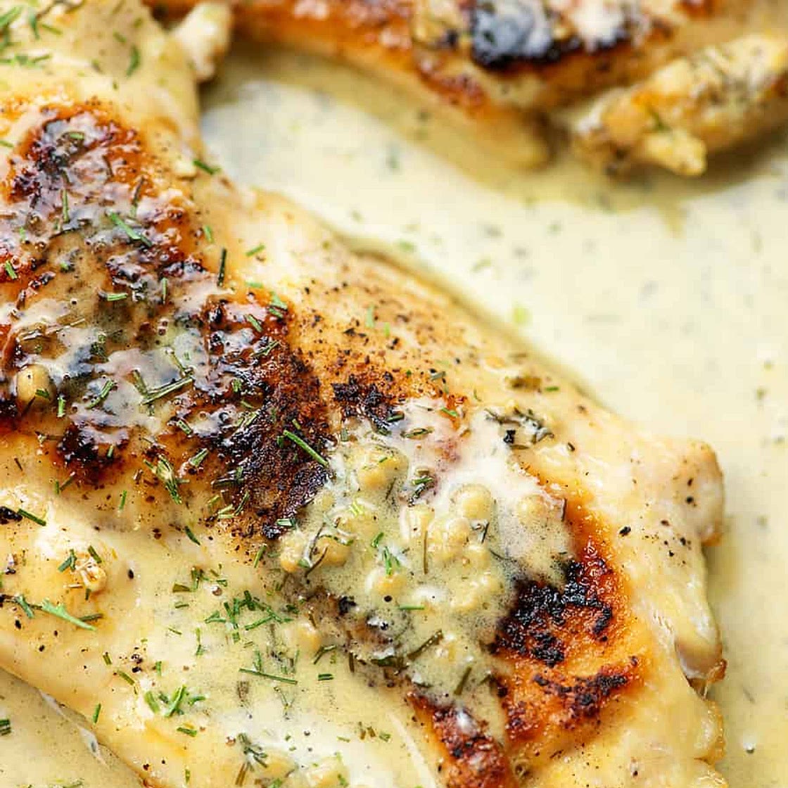 Creamy Lemon Chicken with Garlic