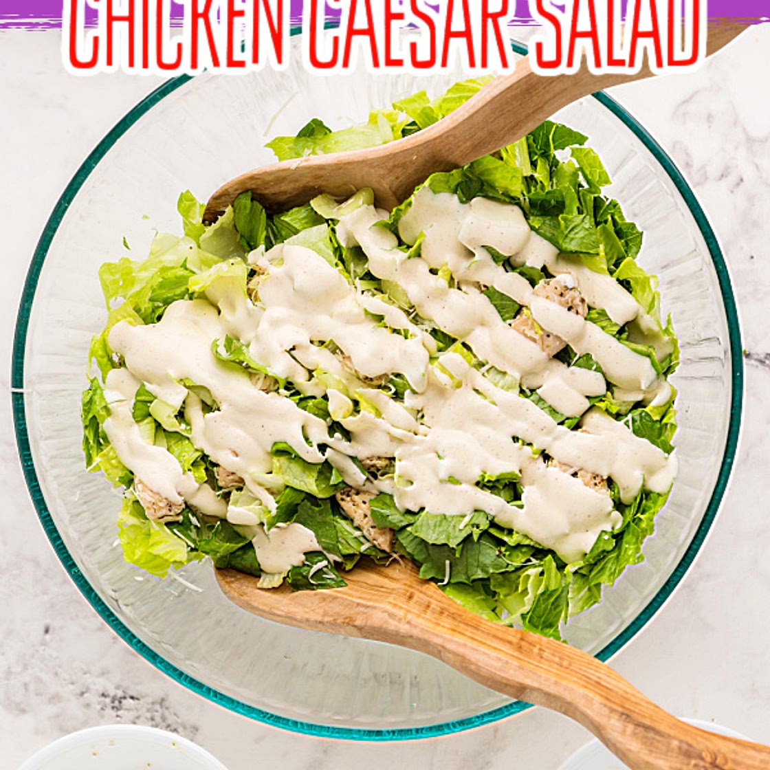 10 MINUTE CHICKEN CAESAR SALAD