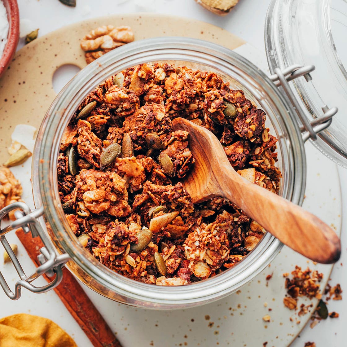 Super Chunky Chai-Spiced Granola