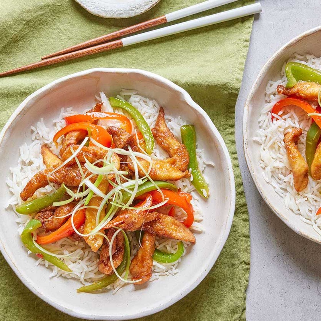 Crispy shredded chicken