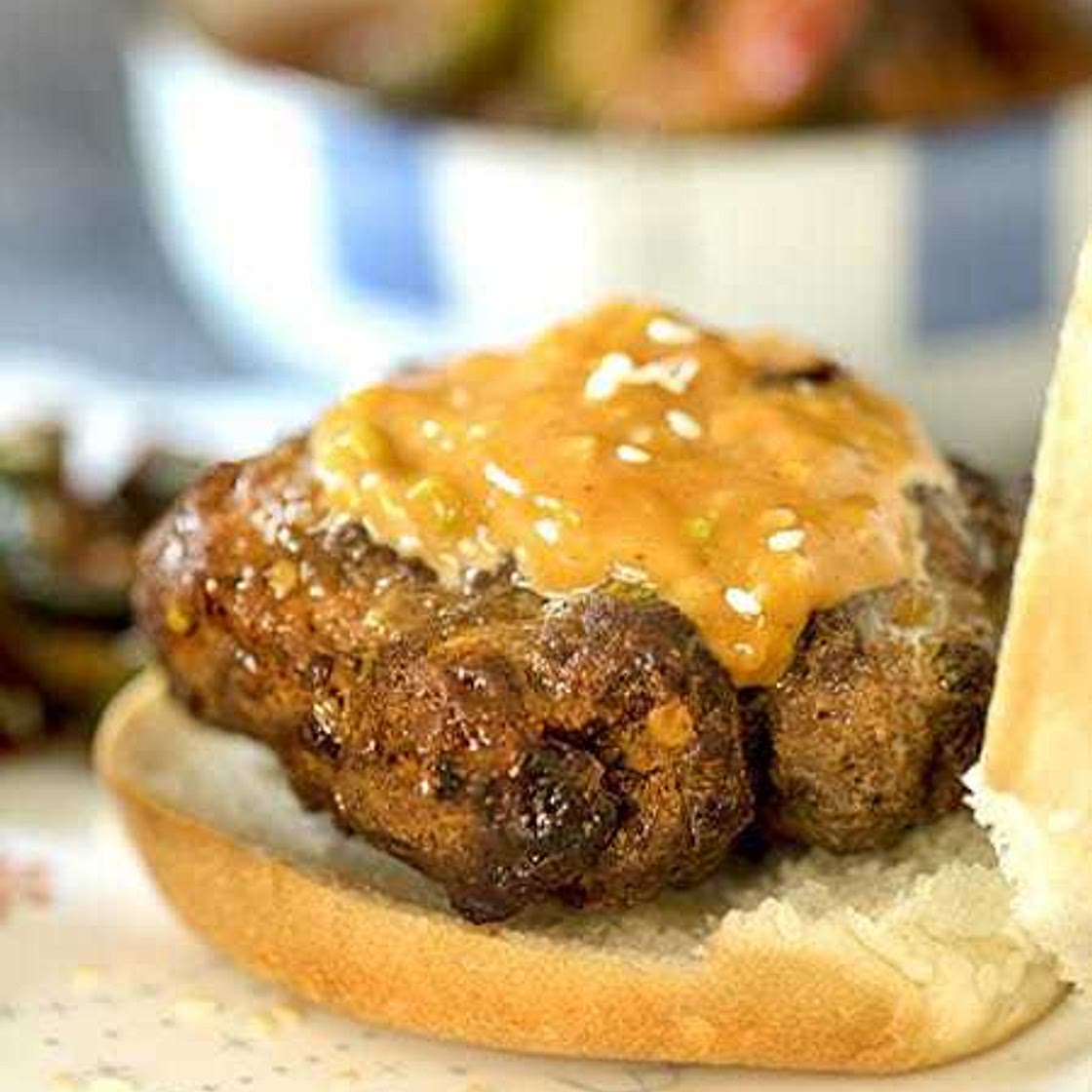 Air Fryer Beef Bulgogi Burgers