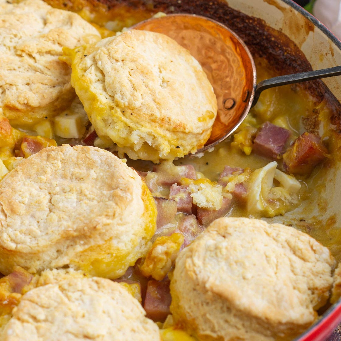 OLD-FASHIONED HAM AND EGG PIE