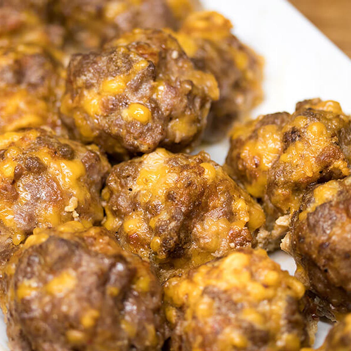 Chorizo & Cheddar Cheese Meatballs