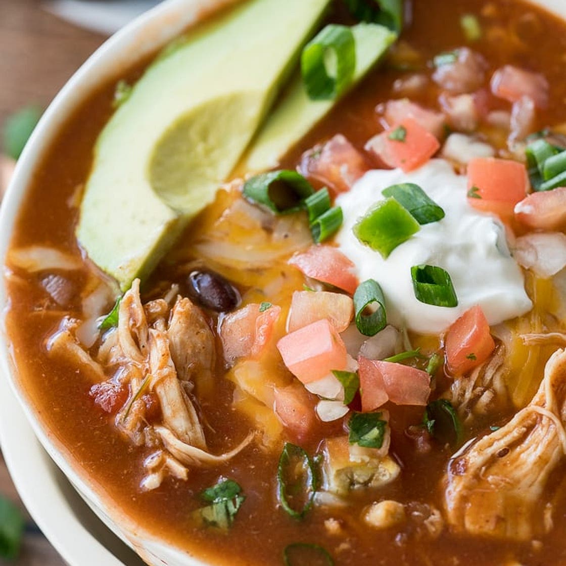 Instant Pot Chicken Taco Soup