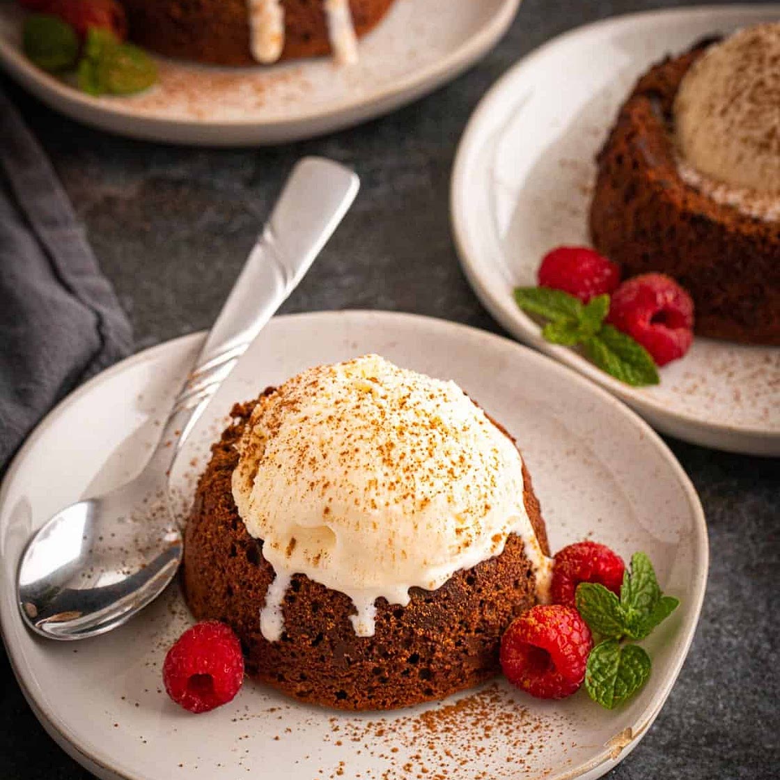 Mexican Hot Chocolate Lava Cakes