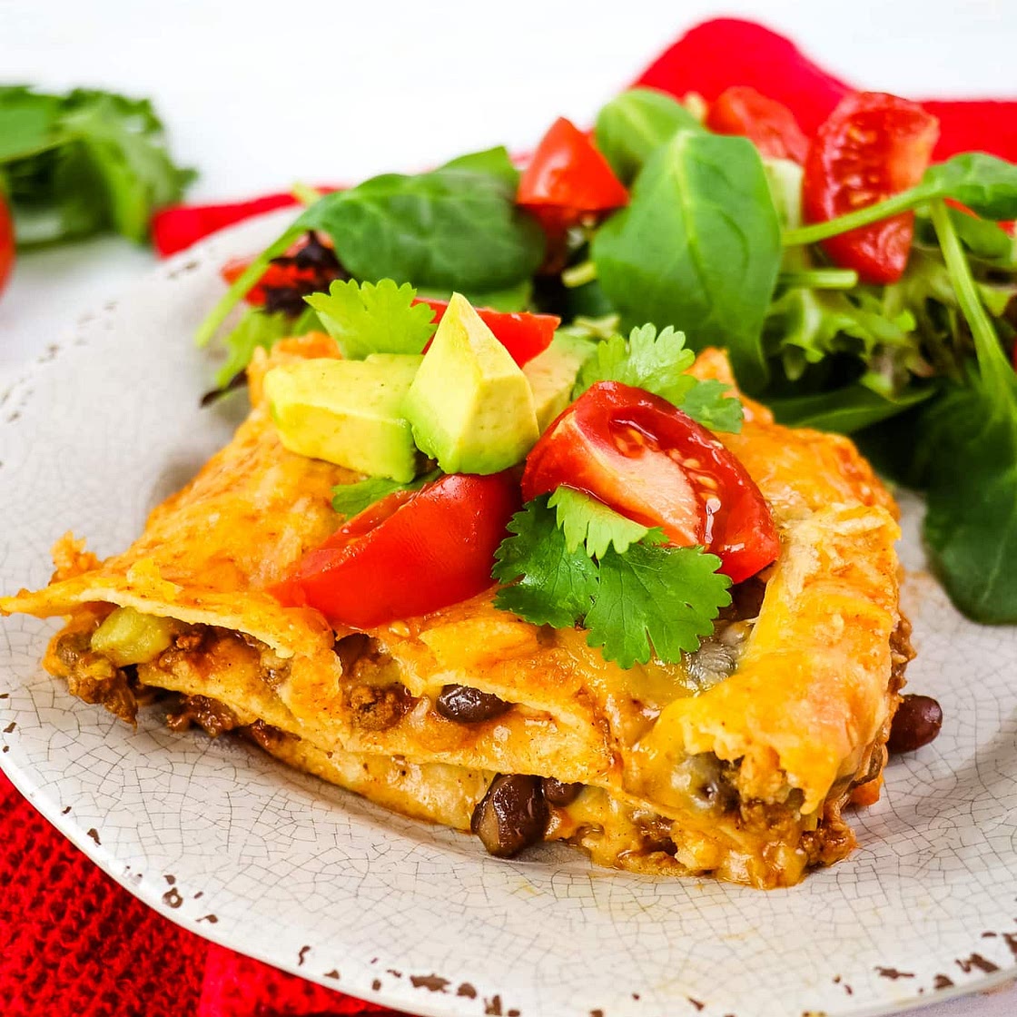 Beef Enchilada Casserole