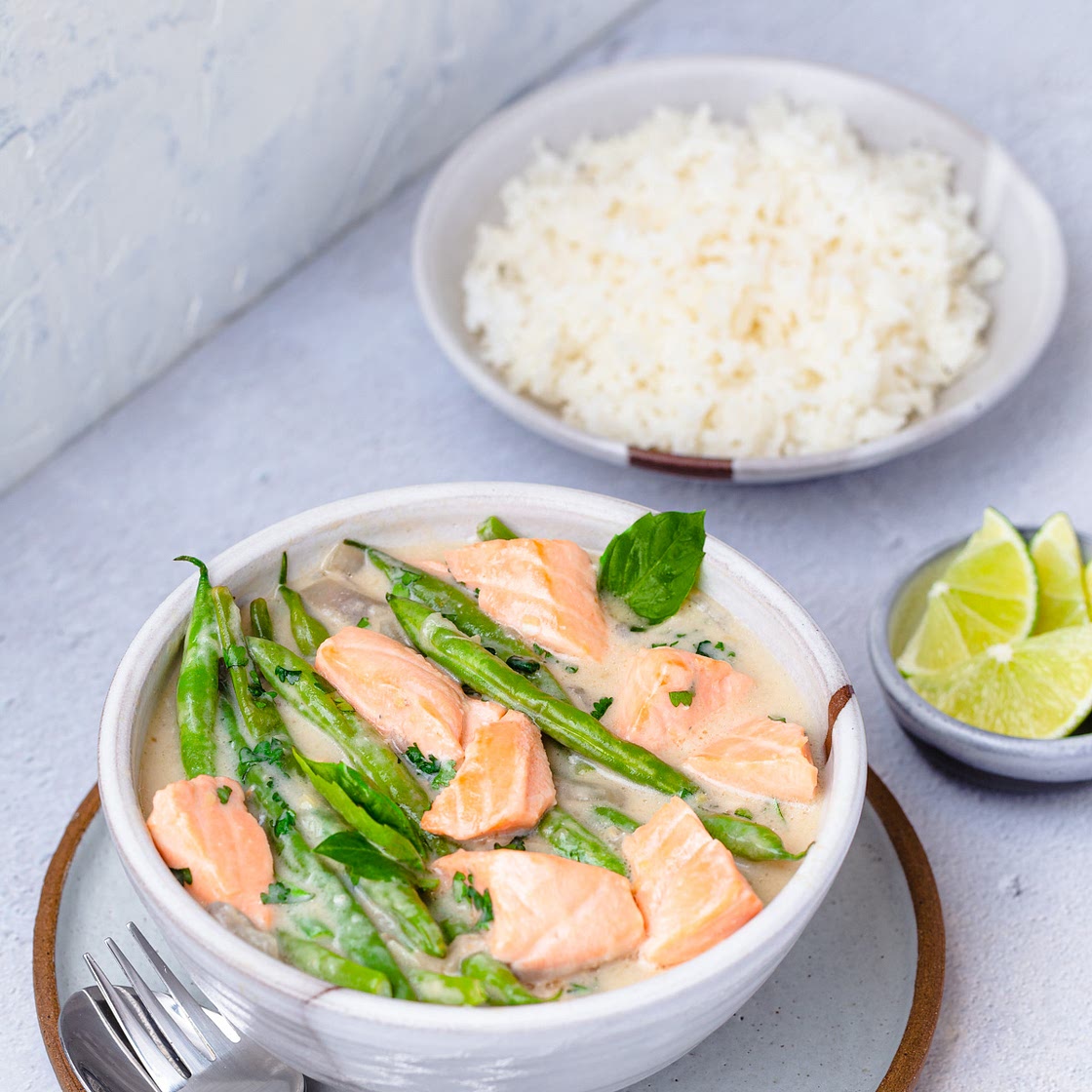 Salmon with Coconut-Miso Sauce