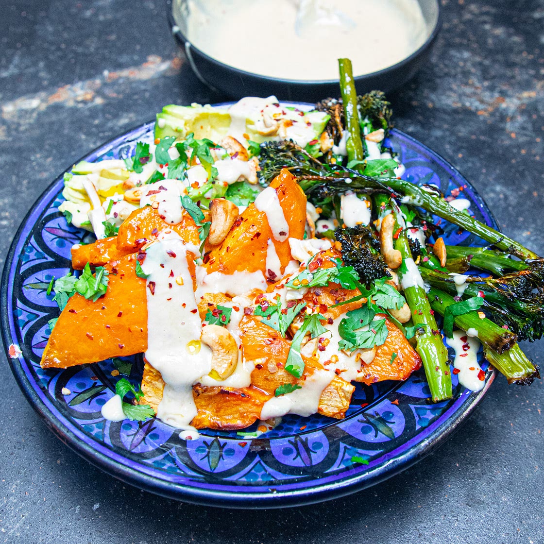 Miso Tahini Roast Sweet Potato Bowls