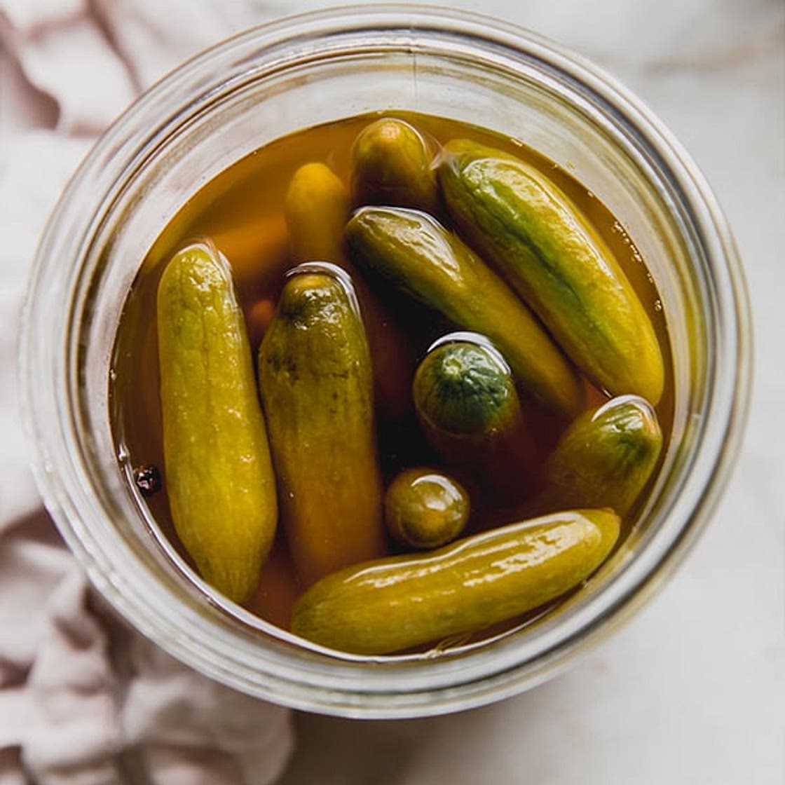Apple Cider Vinegar Refrigerator Pickles