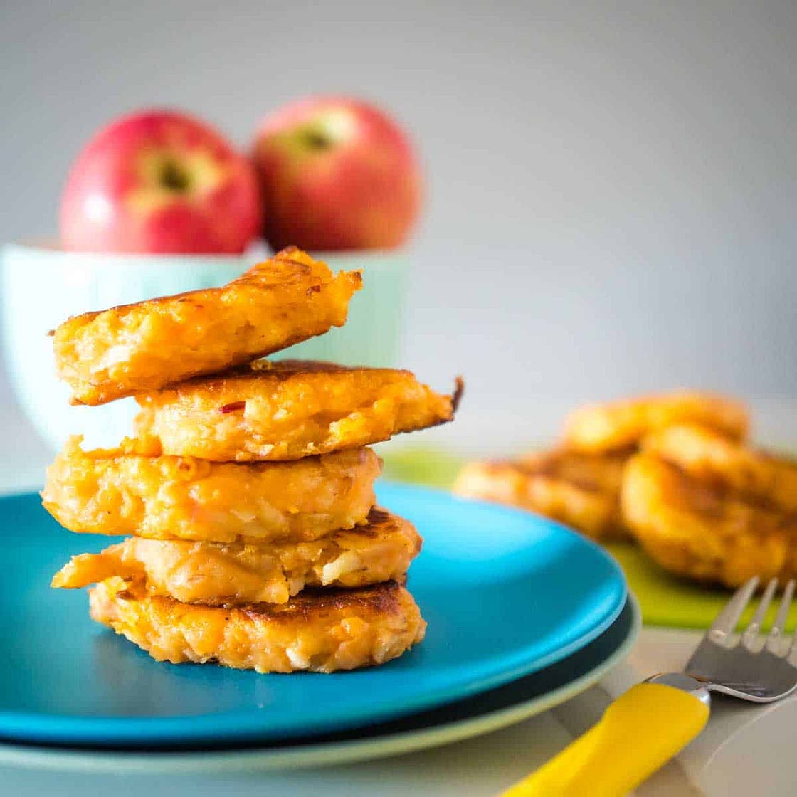 Sweet Potato and Apple Fritters