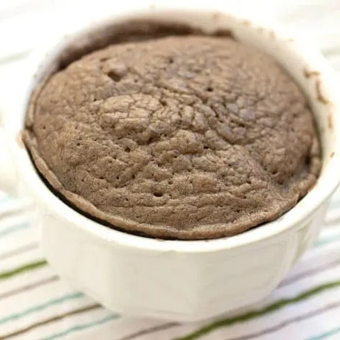 Keto Chocolate Peanut Butter Mug Cake