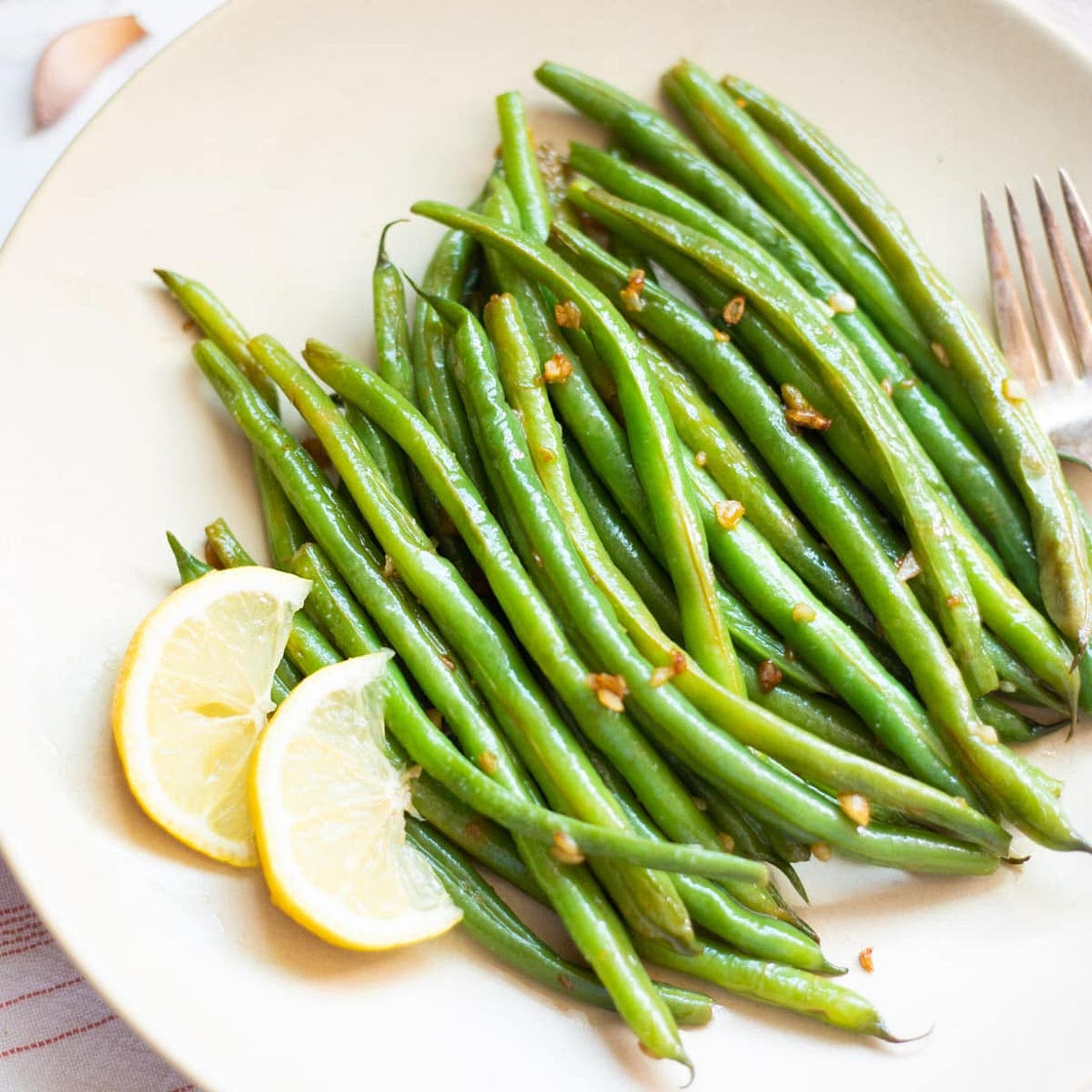 Instant Pot Green Beans with Garlic & Lemon