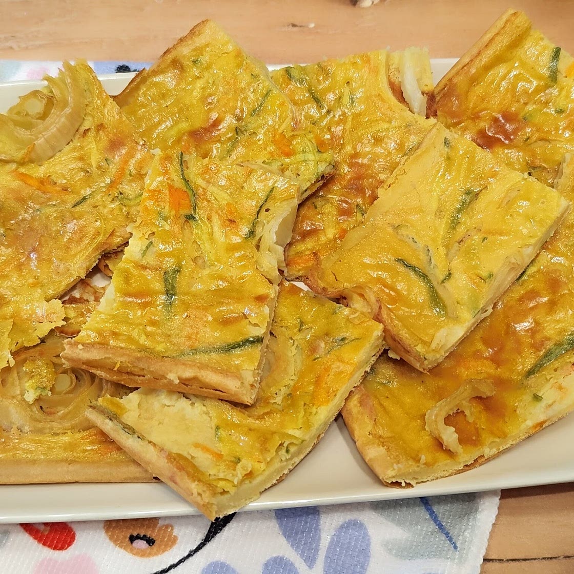 Farinata con le verdure