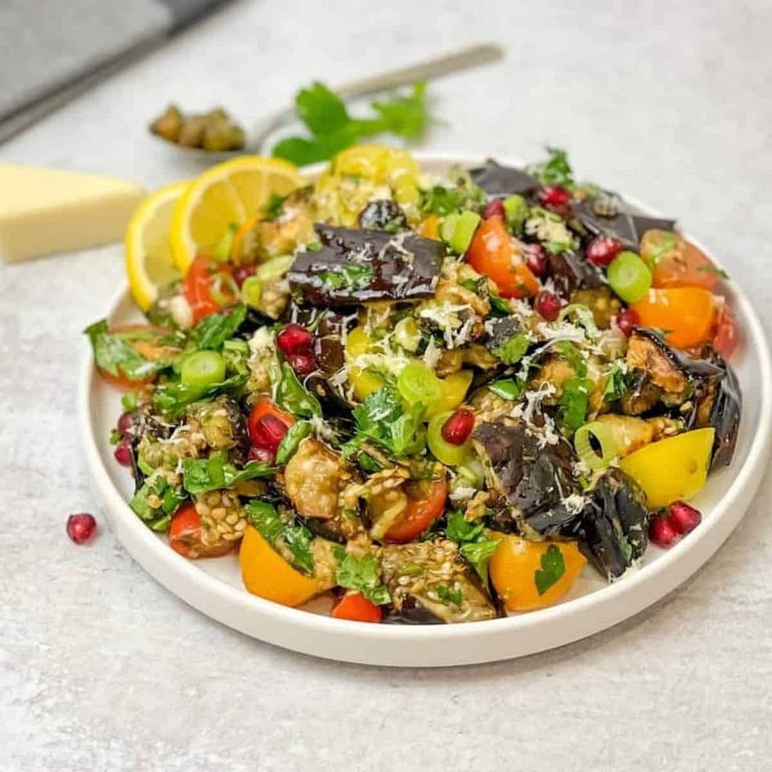 Roasted Eggplant Salad
