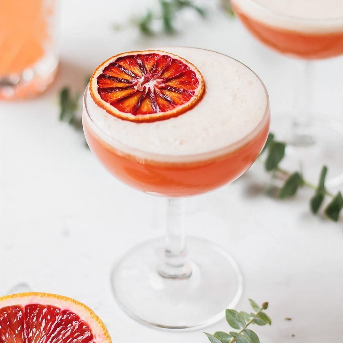 Blood Orange Vodka Sour