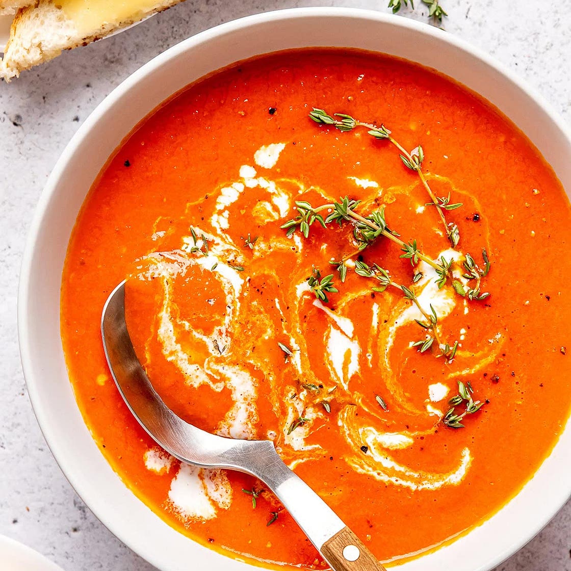 Roasted Red Pepper and Tomato Soup