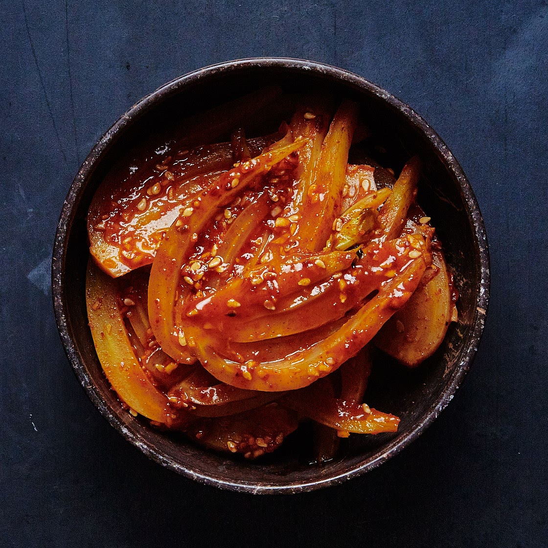 Crunchy Gochujang Fennel