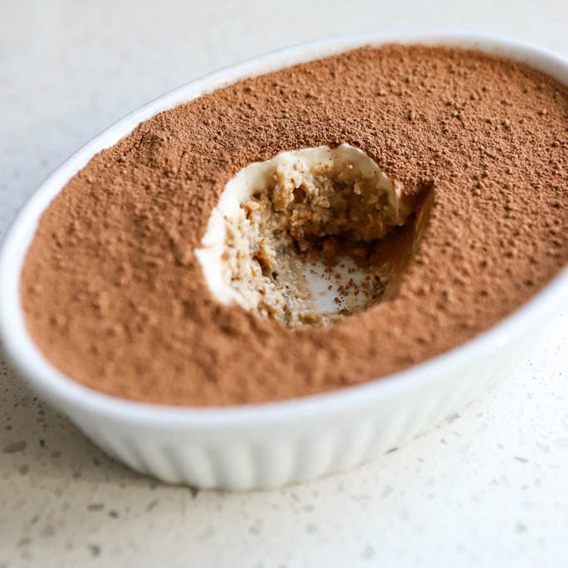Tiramisu Protein Overnight Oats
