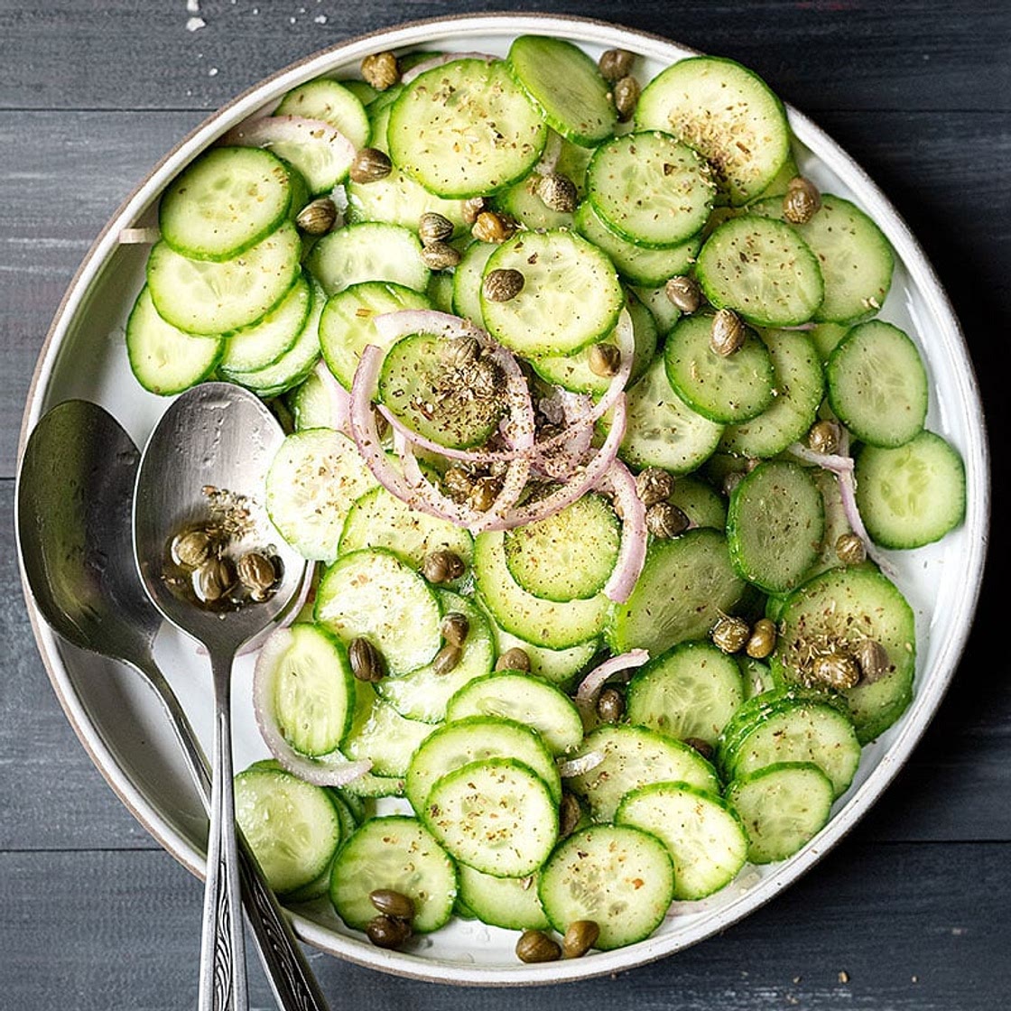 Easy cucumber salad recipe