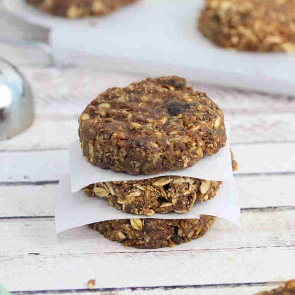 No Bake Protein Cookies