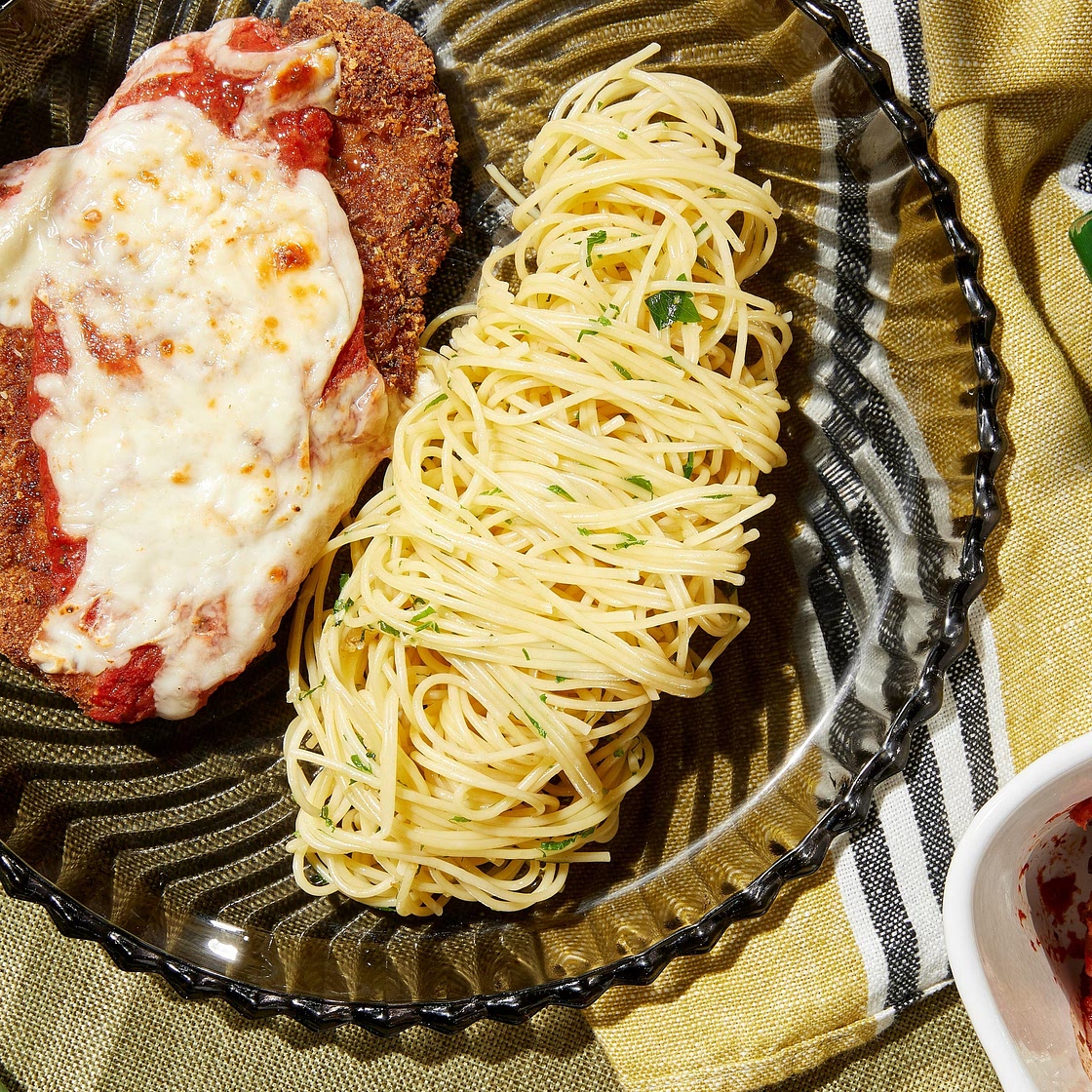 Escalopes de poulet parmigiana