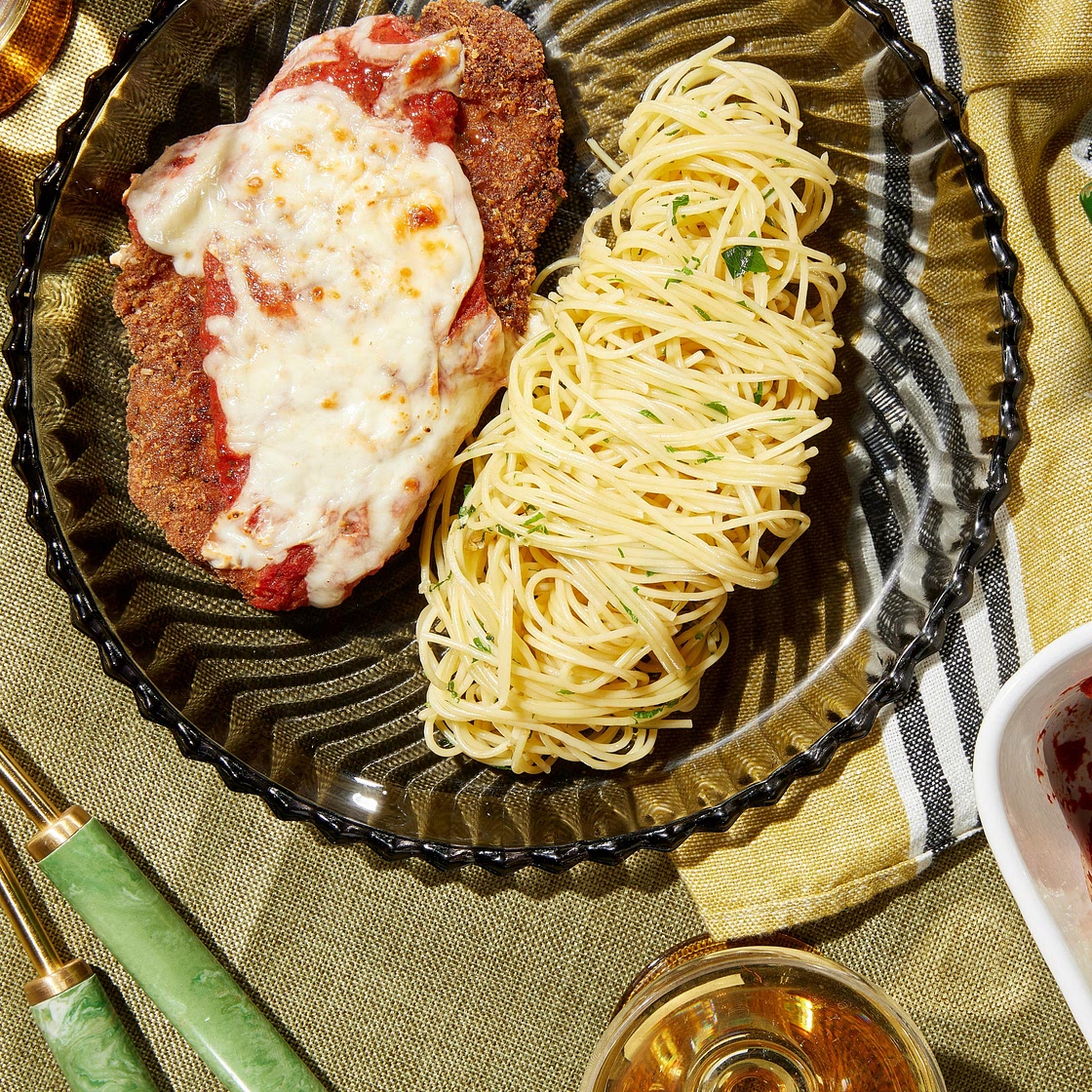 Escalopes de poulet parmigiana
