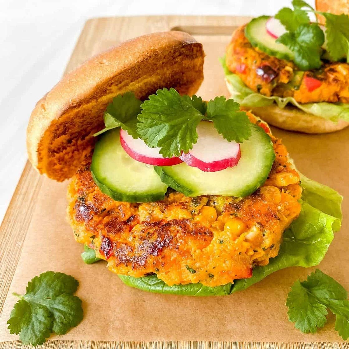 Sweet Potato Burgers (Without Beans)