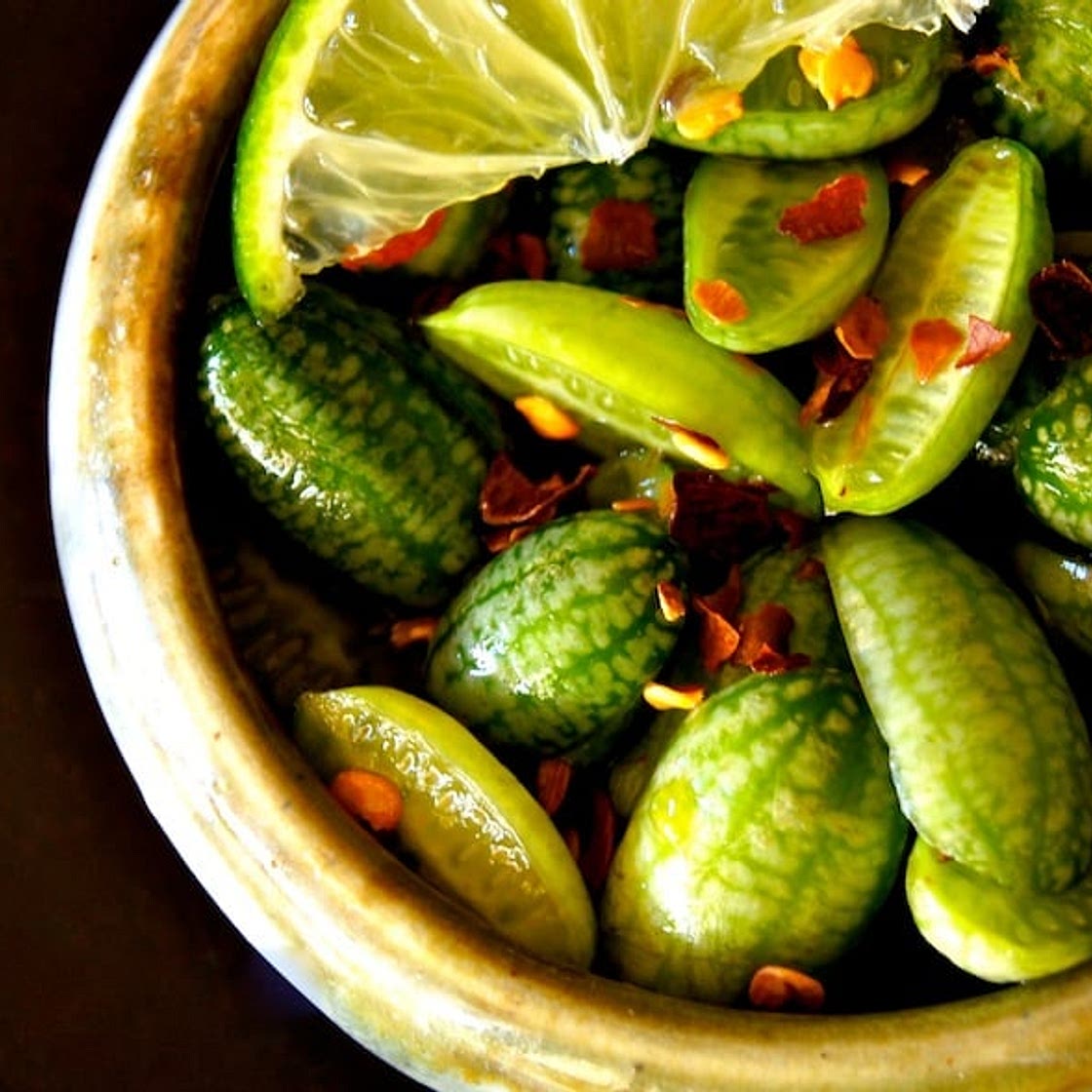 Ponzu-Marinated Cucamelon Recipe
