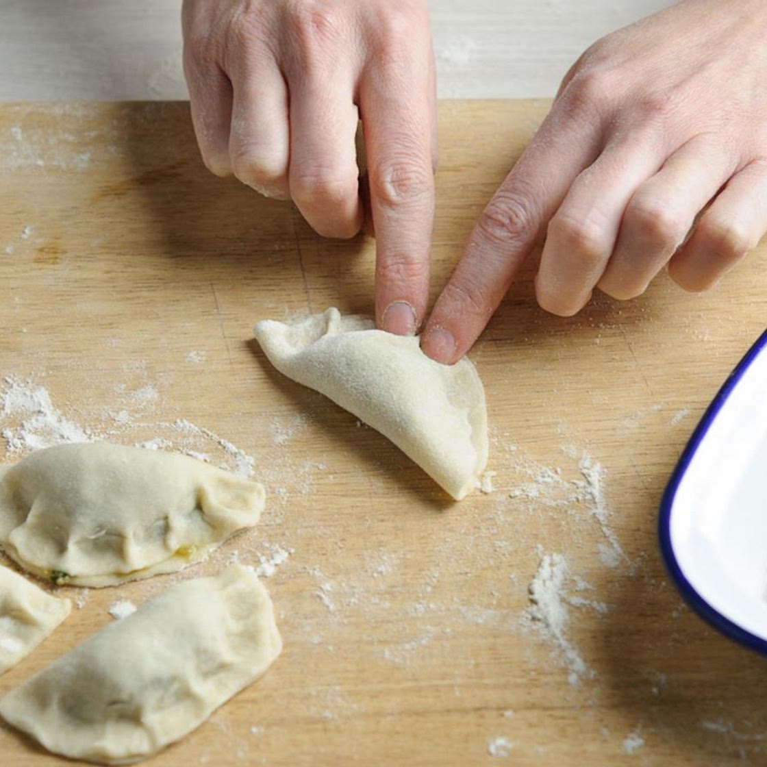 Chinese potsticker dumplings