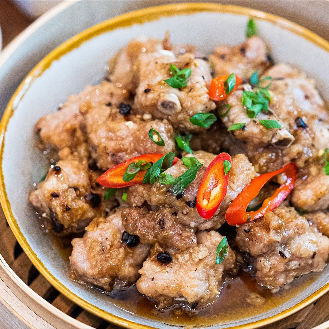 Steam Ribs in Black Bean Sauce (豉汁蒸排骨)