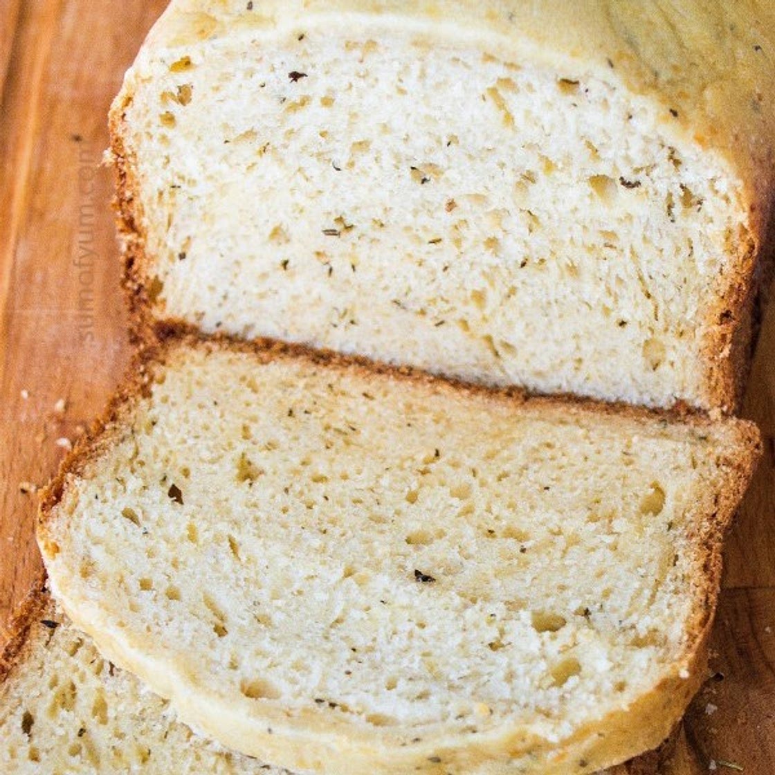 Bread Machine Parmesan Garlic Bread