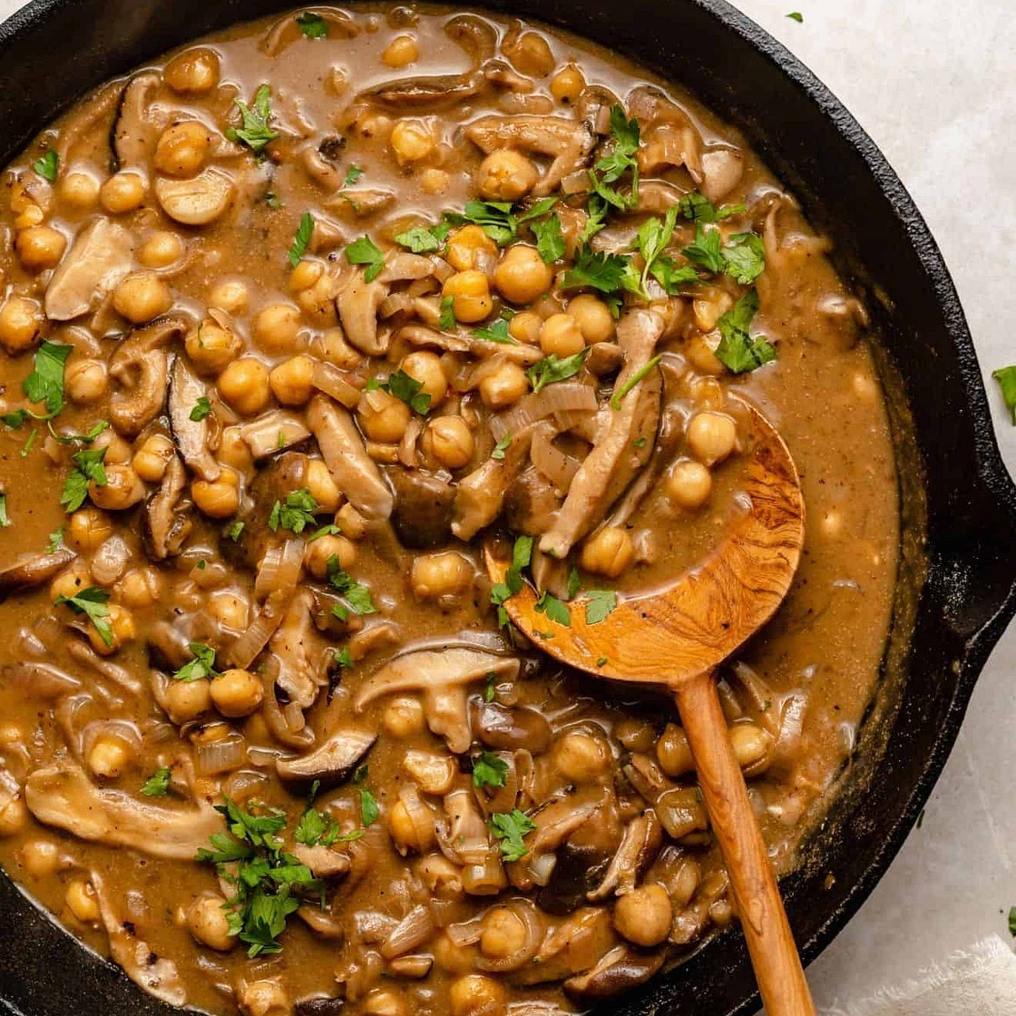 Chickpea Mushroom Marsala