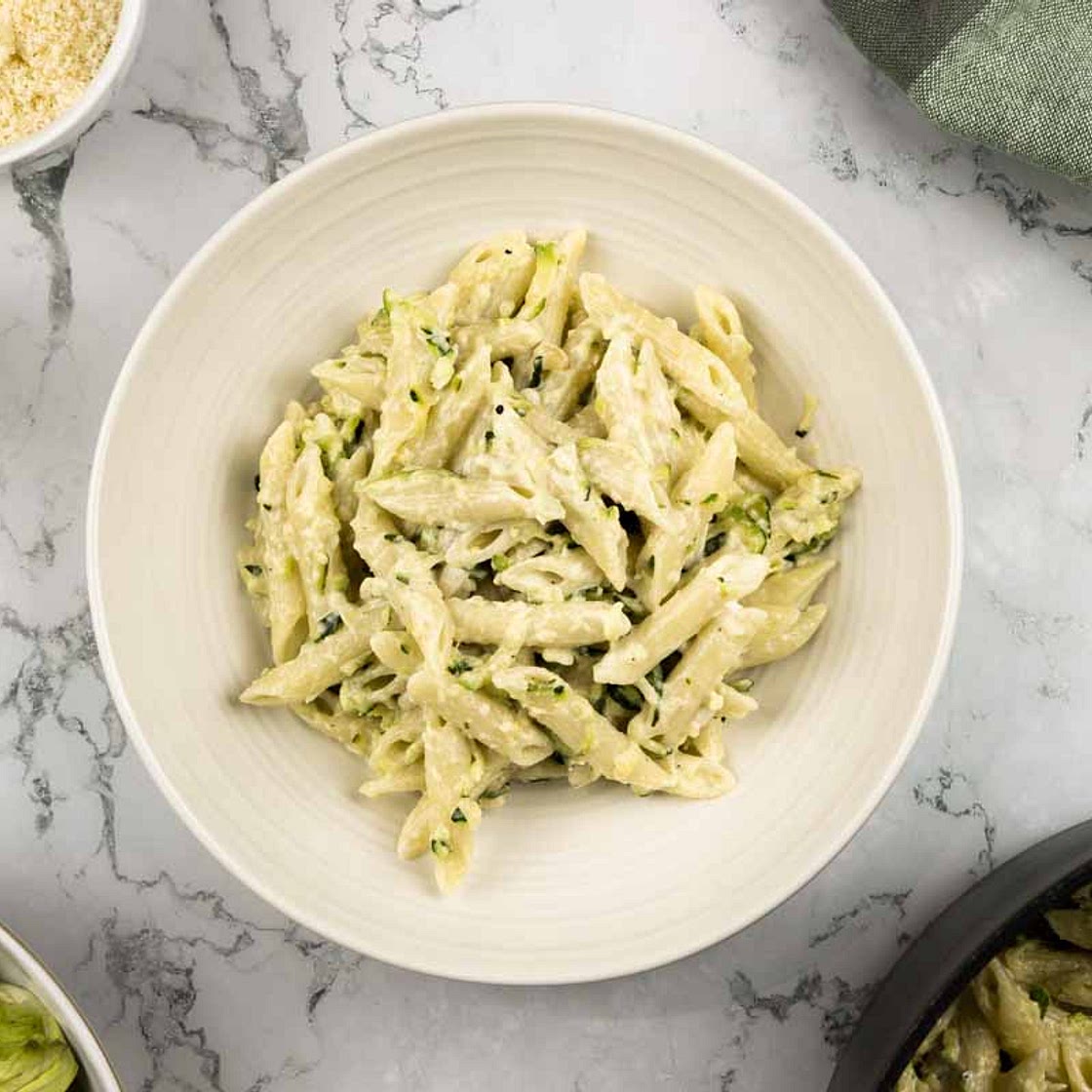 Creamy Zucchini Penne
