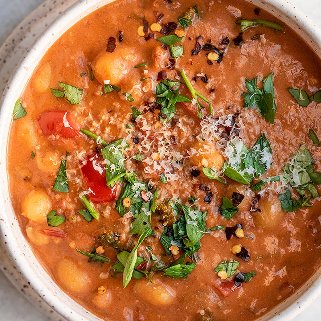 Vegan Gnocchi Tomato Soup