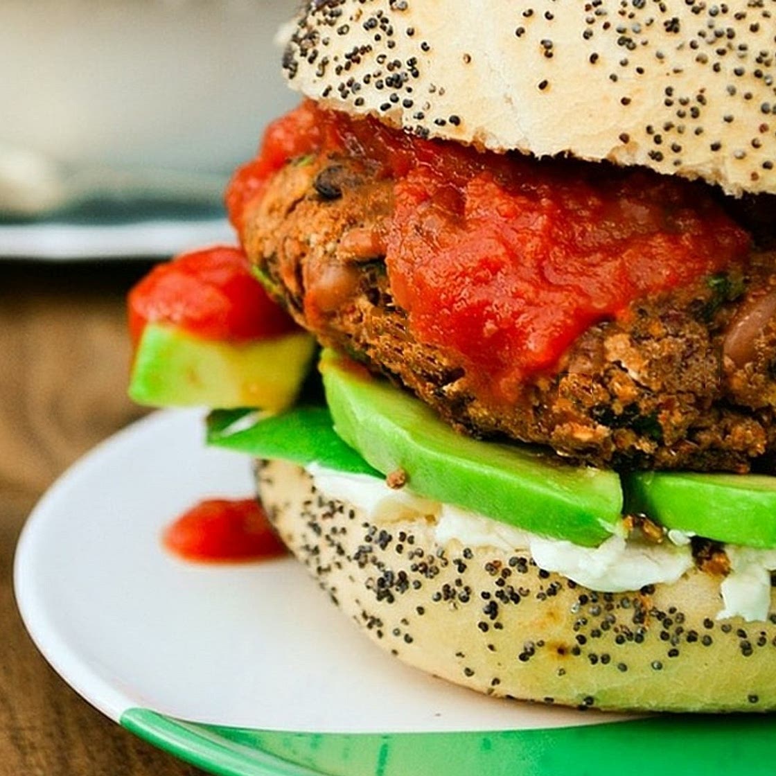 10 Minute Spicy Vegan Bean Burgers