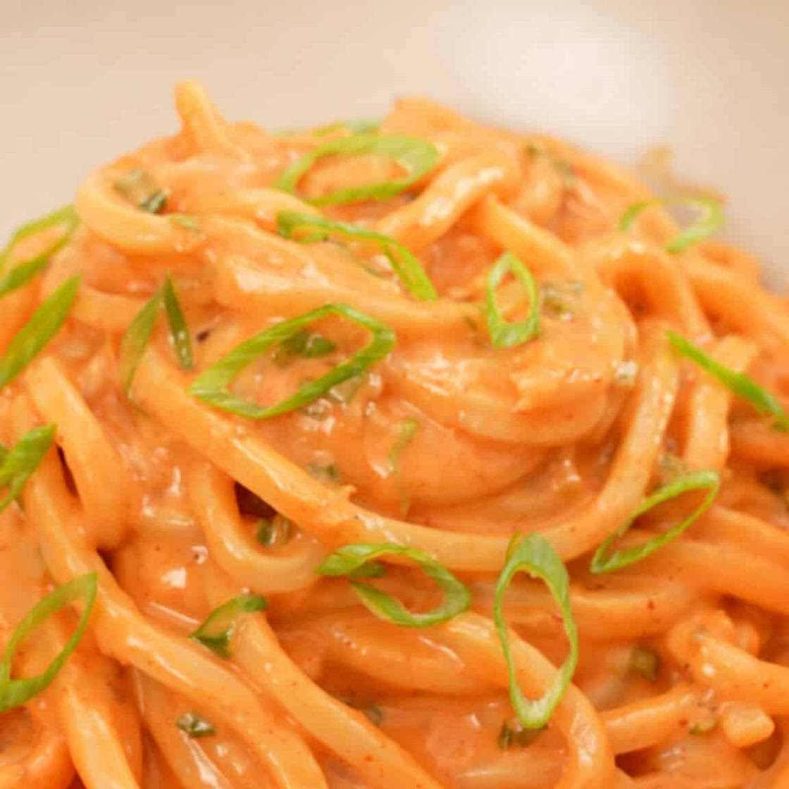 Cheesy Kimchi Udon