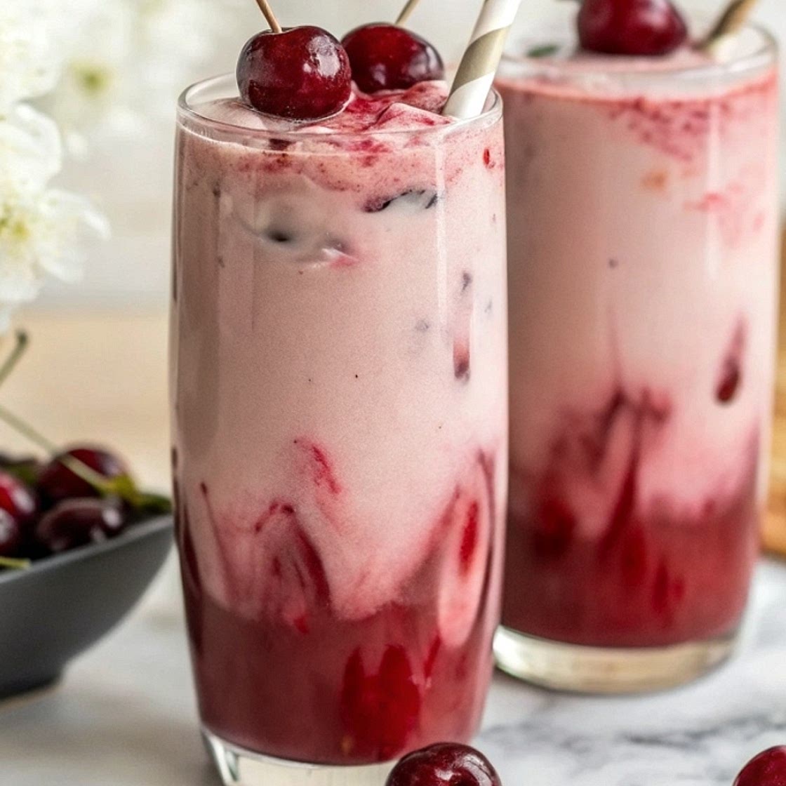 Cherry Earl Grey Milk Tea