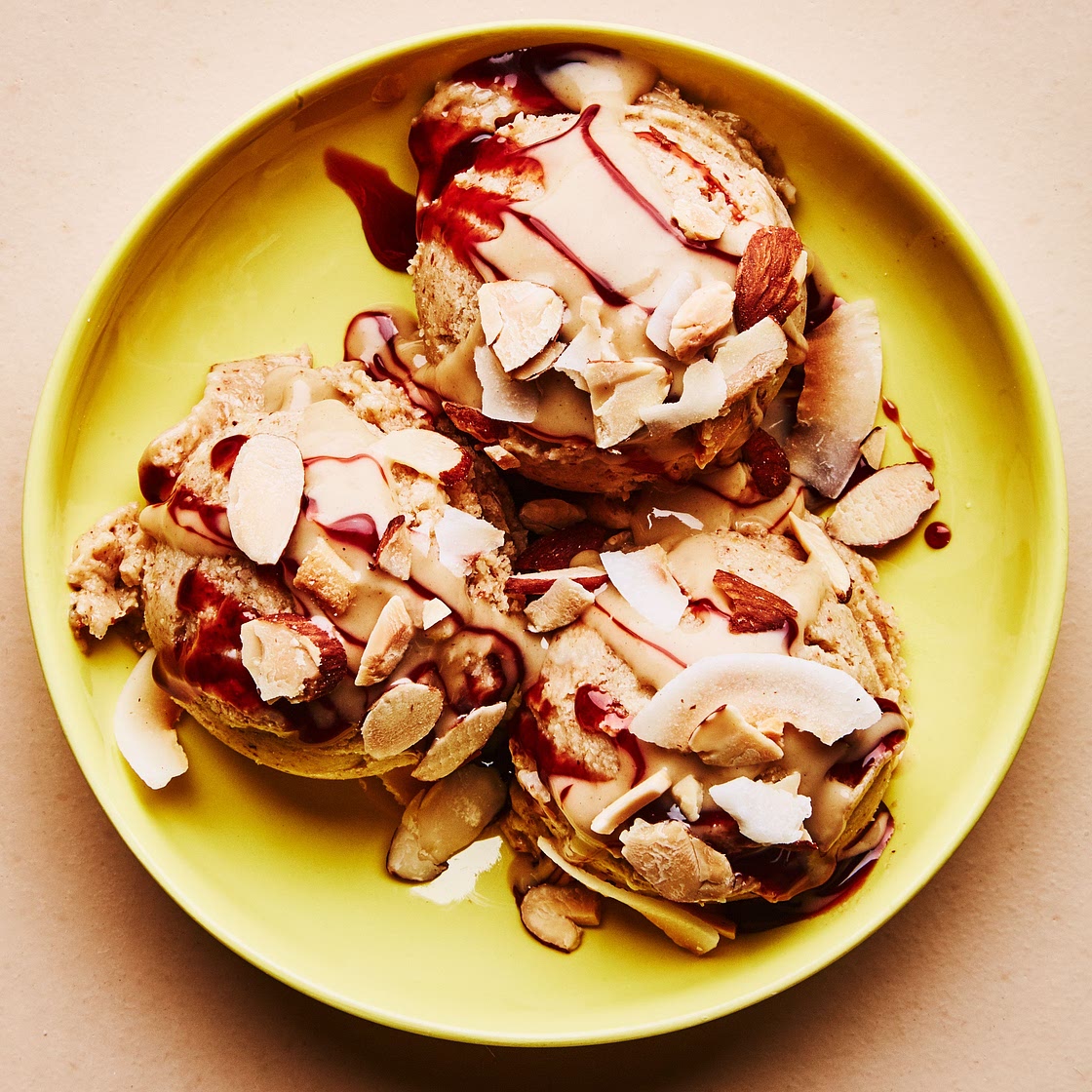 Caramelized Banana and Almond Nice Cream