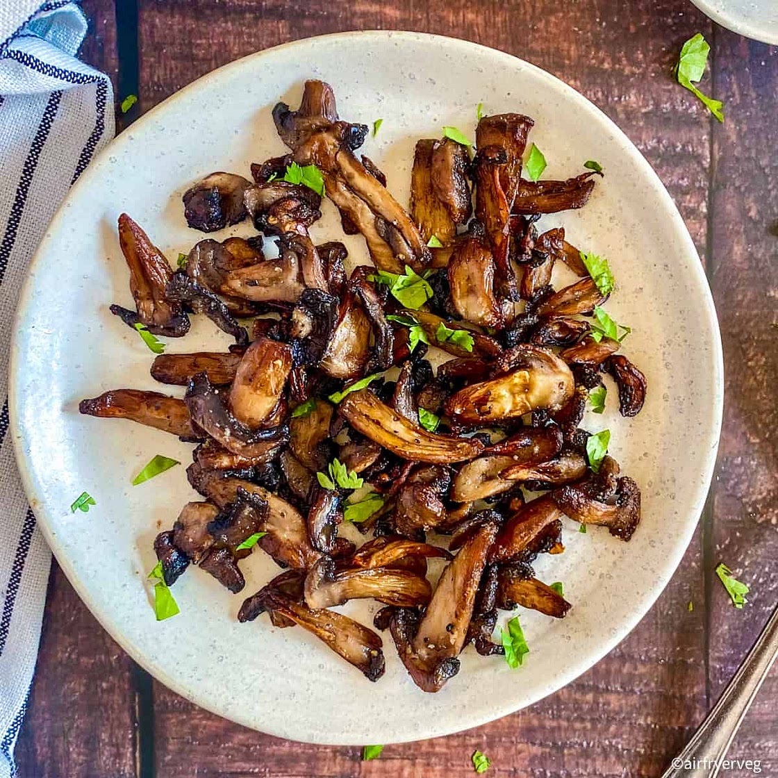 Air Fryer Frozen Mushrooms