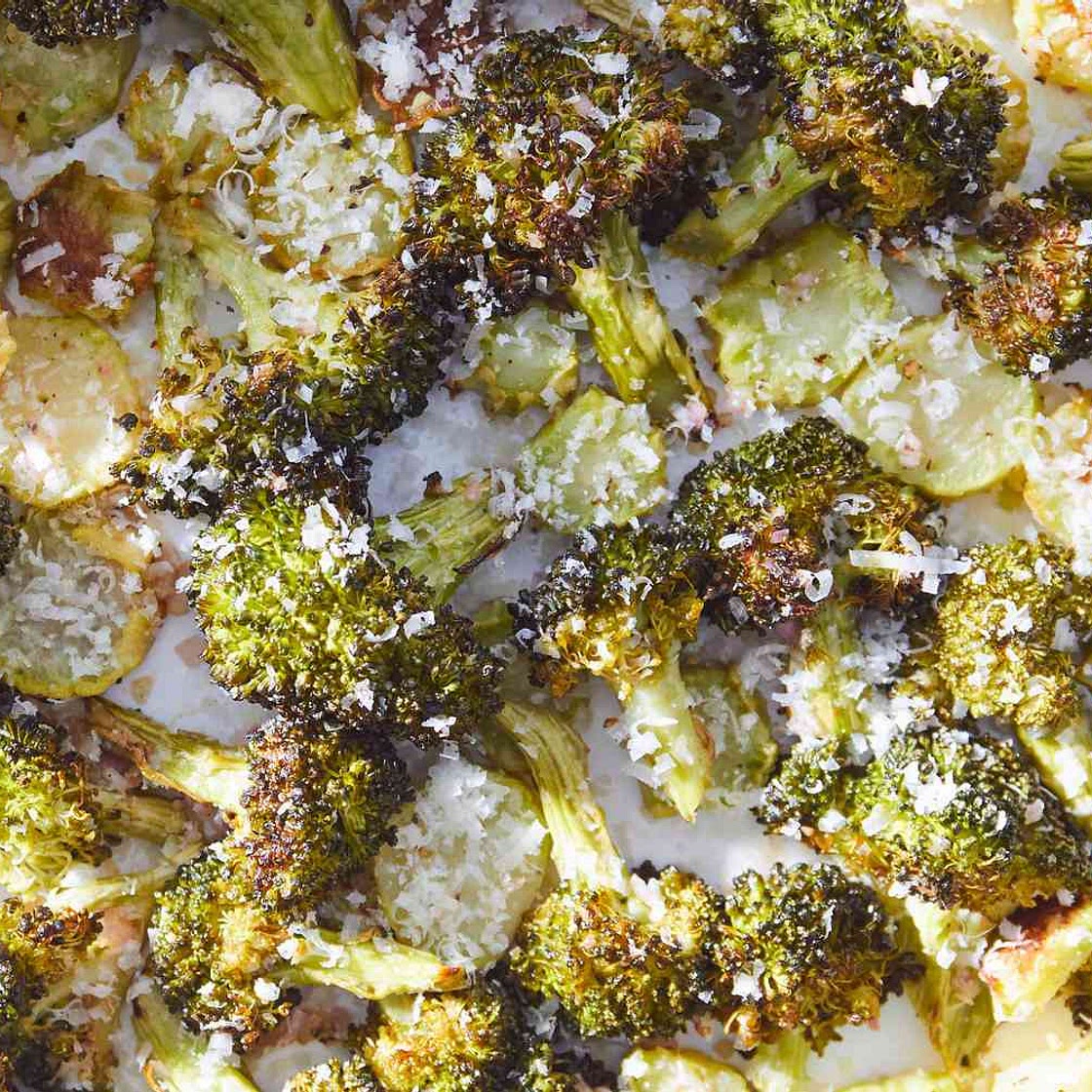 Roasted Broccoli with Lemon and Parmesan