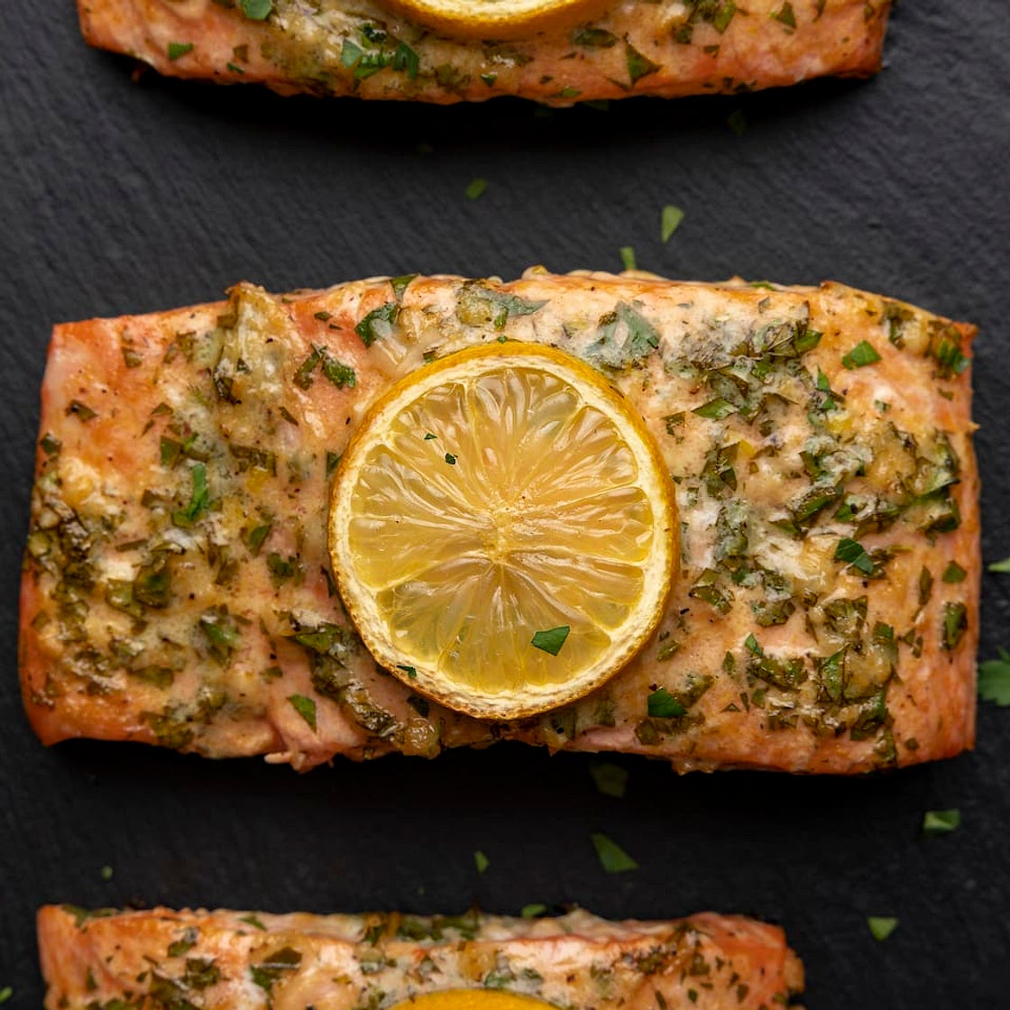 Traeger Smoked Salmon With Garlic Dijon Herb Butter