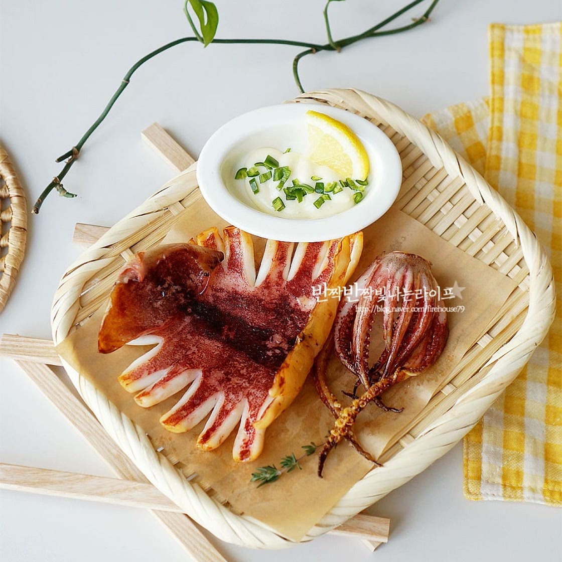 반건조 오징어버터구이 에어프라이어 반건조오징어 굽기 버터구이오징어 버터오징어 만들기