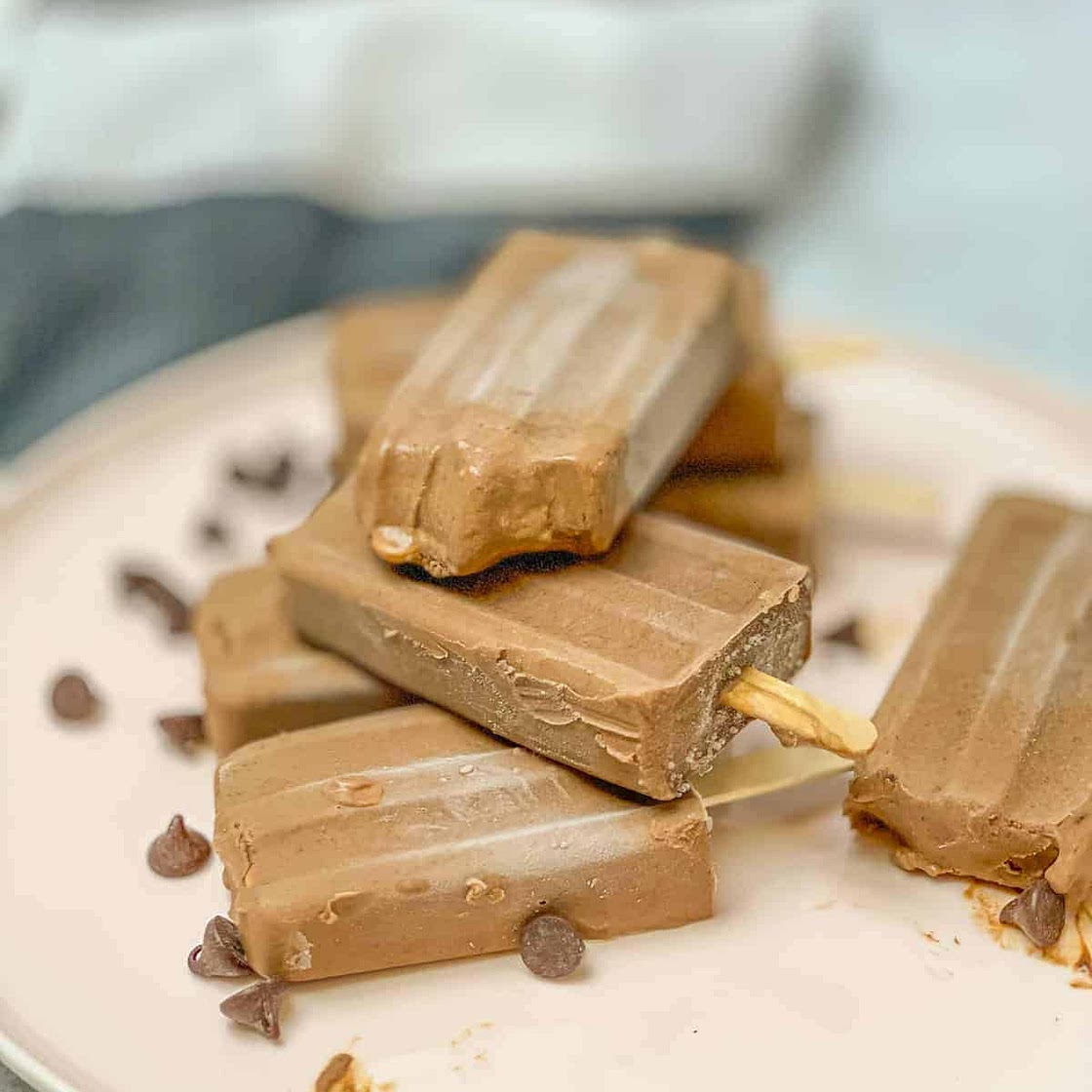 Six Ingredient - Creamy Chocolate Fudgesicles