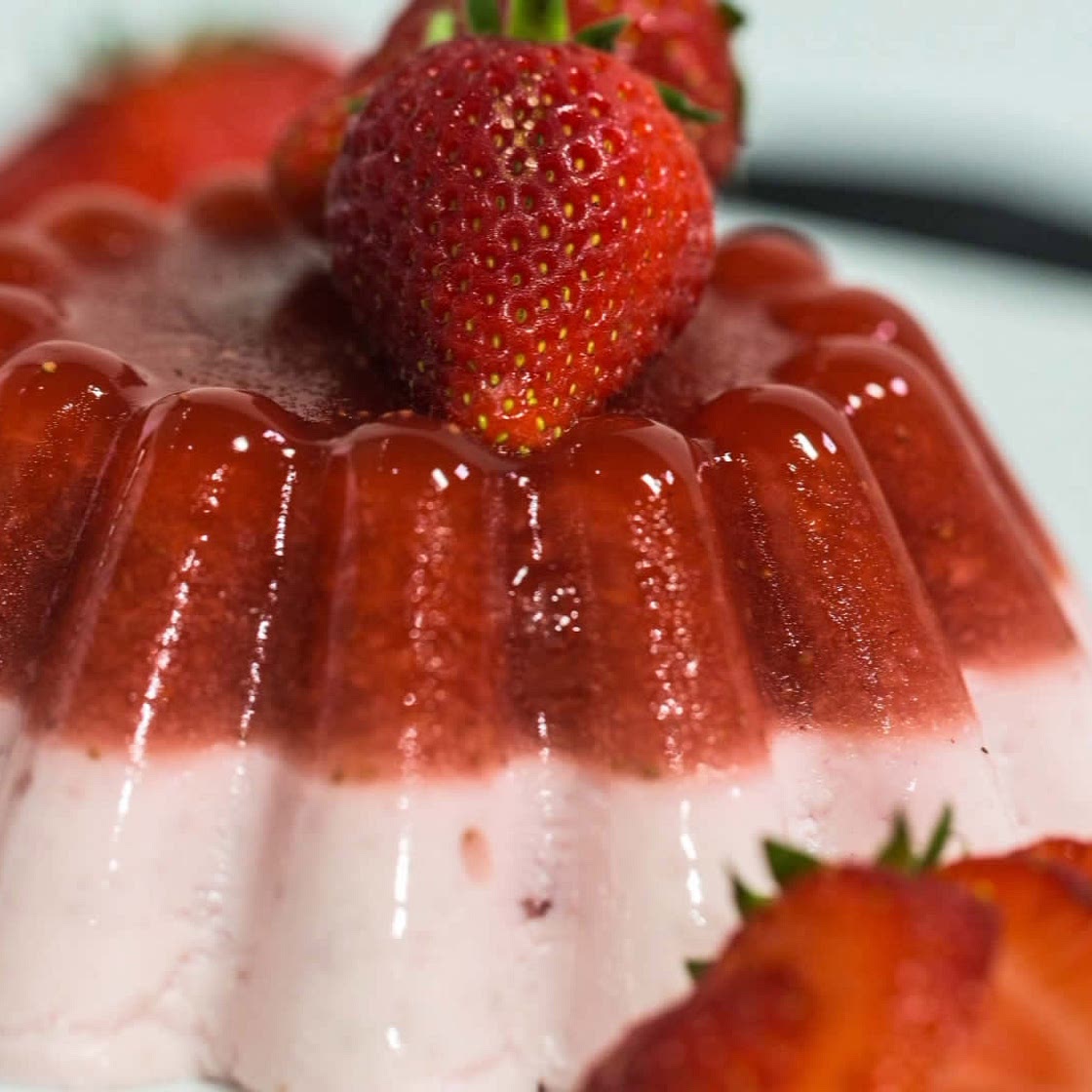 Budino con Fragole e Yogurt per Diabetici