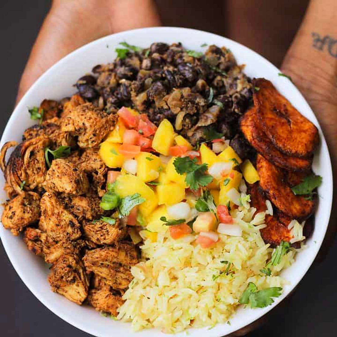Cuban Chicken & Black Bean Rice Bowls