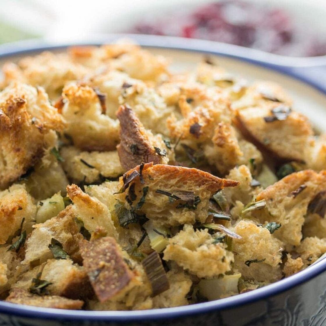 Simple Sourdough Stuffing